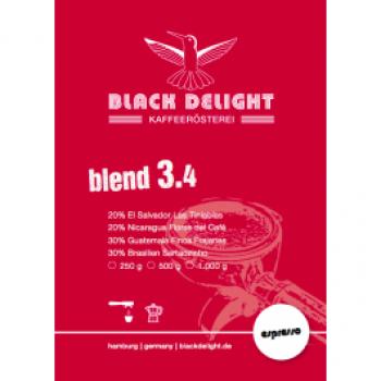Black Delight Espresso Blend 3.4 Black Delight Espresso Blend 3.4