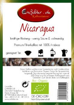 Kaffeerösterei Crefelder Nicaragua - BIO Kaffeerösterei Crefelder Nicaragua - BIO