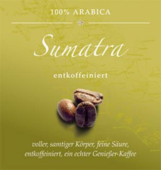 Tork´s Coffee Sumatra entkoffeiniert Tork´s Coffee Sumatra entkoffeiniert